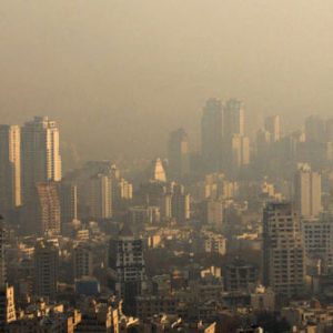 آلودگی شهر تهران در مرز خطر