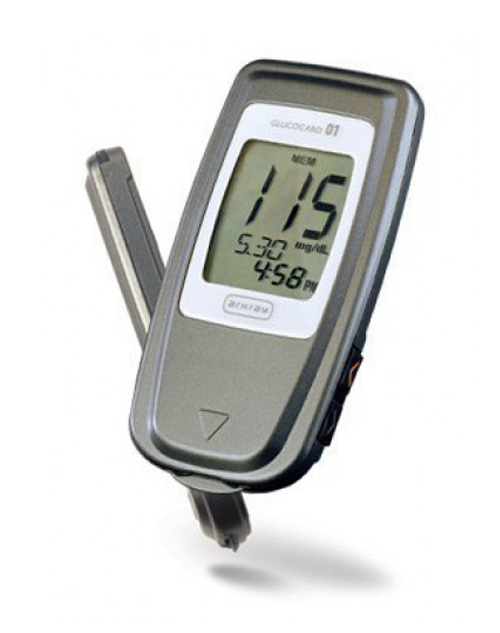 دستگاه اندازه‌گیری قند خون گلوکوکارد 01