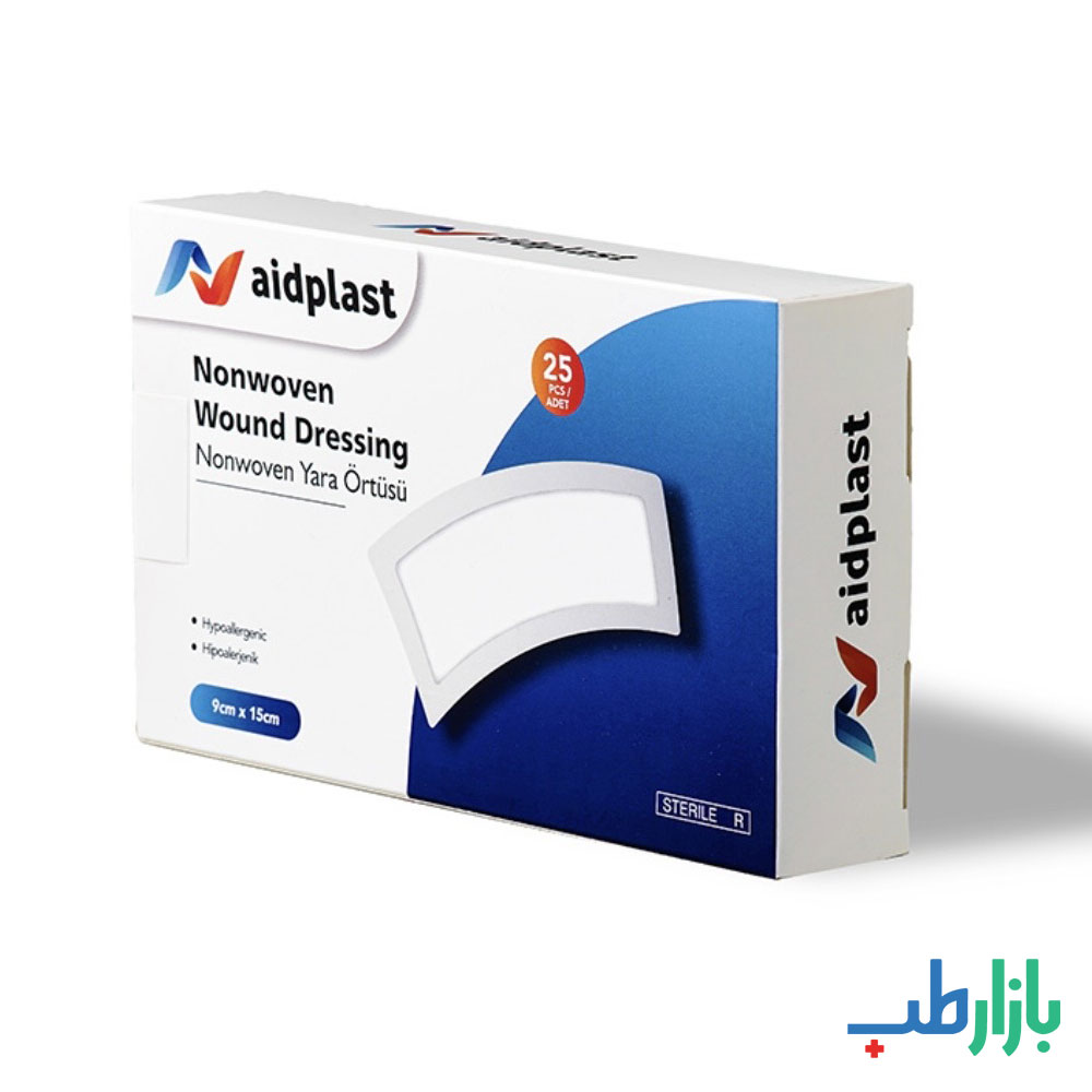 پانسمان زخم استریل کتان ایدپلاست Aidplast
